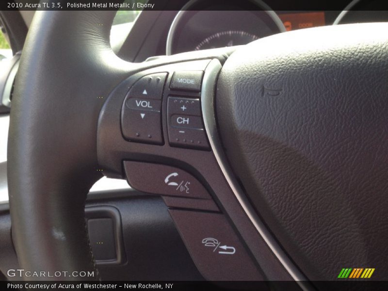 Polished Metal Metallic / Ebony 2010 Acura TL 3.5