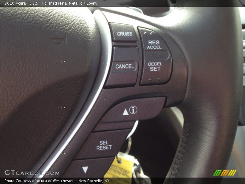 Polished Metal Metallic / Ebony 2010 Acura TL 3.5