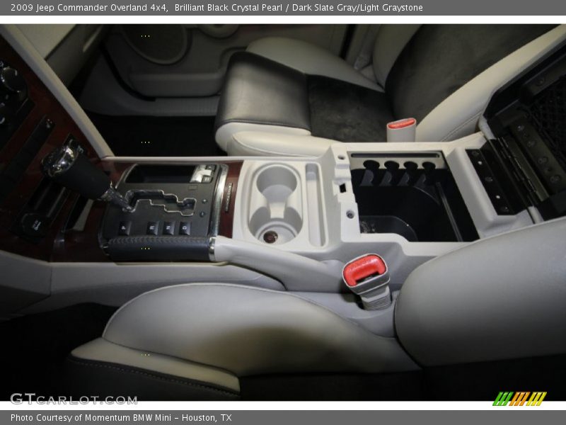 Brilliant Black Crystal Pearl / Dark Slate Gray/Light Graystone 2009 Jeep Commander Overland 4x4