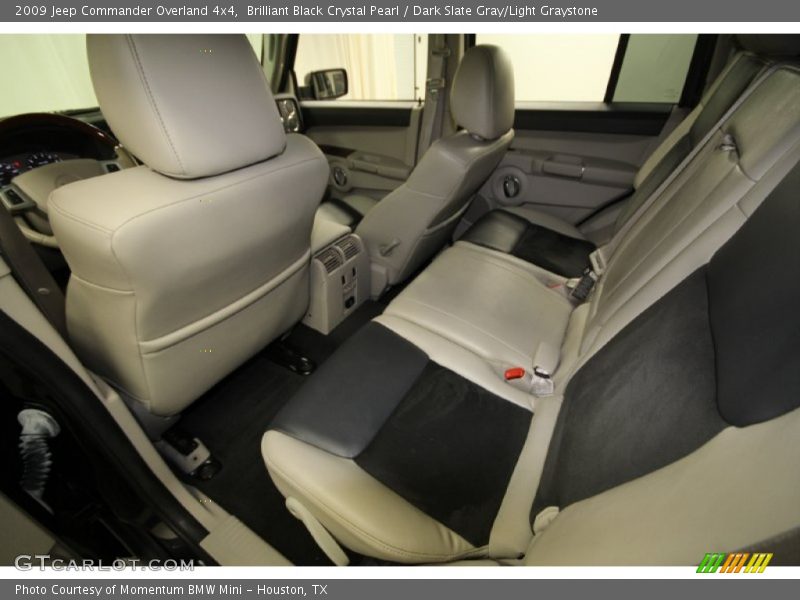 Brilliant Black Crystal Pearl / Dark Slate Gray/Light Graystone 2009 Jeep Commander Overland 4x4