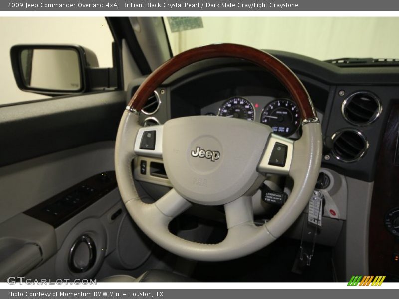 Brilliant Black Crystal Pearl / Dark Slate Gray/Light Graystone 2009 Jeep Commander Overland 4x4