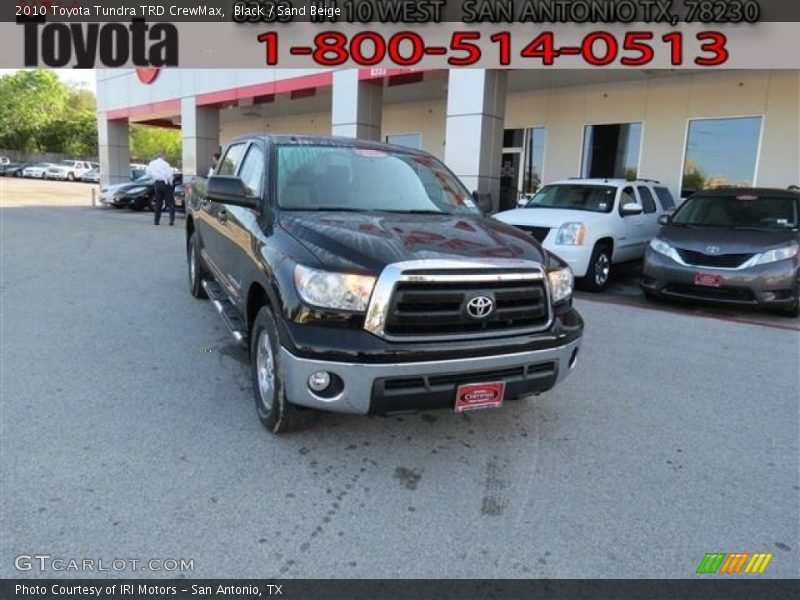 Black / Sand Beige 2010 Toyota Tundra TRD CrewMax