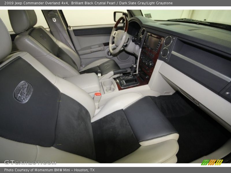 Brilliant Black Crystal Pearl / Dark Slate Gray/Light Graystone 2009 Jeep Commander Overland 4x4