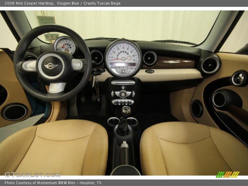 Oxygen Blue / Gravity Tuscan Beige 2008 Mini Cooper Hardtop