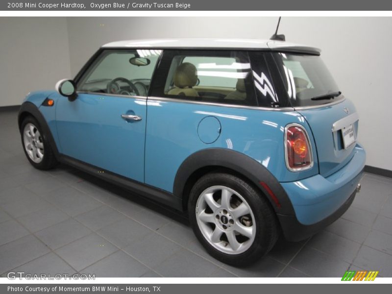 Oxygen Blue / Gravity Tuscan Beige 2008 Mini Cooper Hardtop