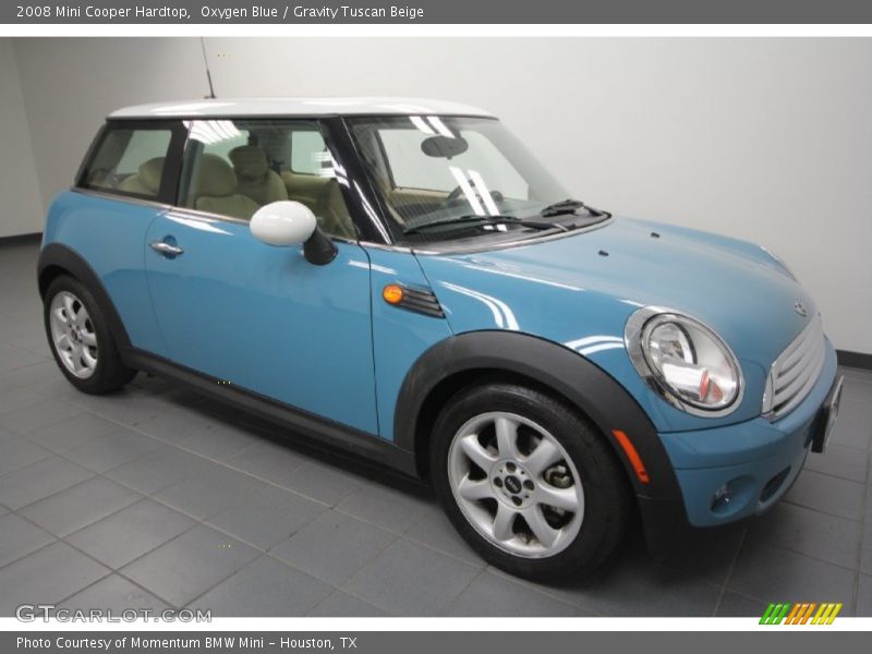Oxygen Blue / Gravity Tuscan Beige 2008 Mini Cooper Hardtop
