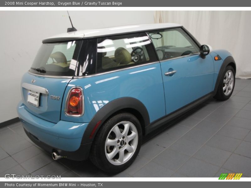 Oxygen Blue / Gravity Tuscan Beige 2008 Mini Cooper Hardtop