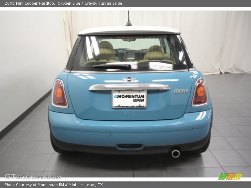 Oxygen Blue / Gravity Tuscan Beige 2008 Mini Cooper Hardtop