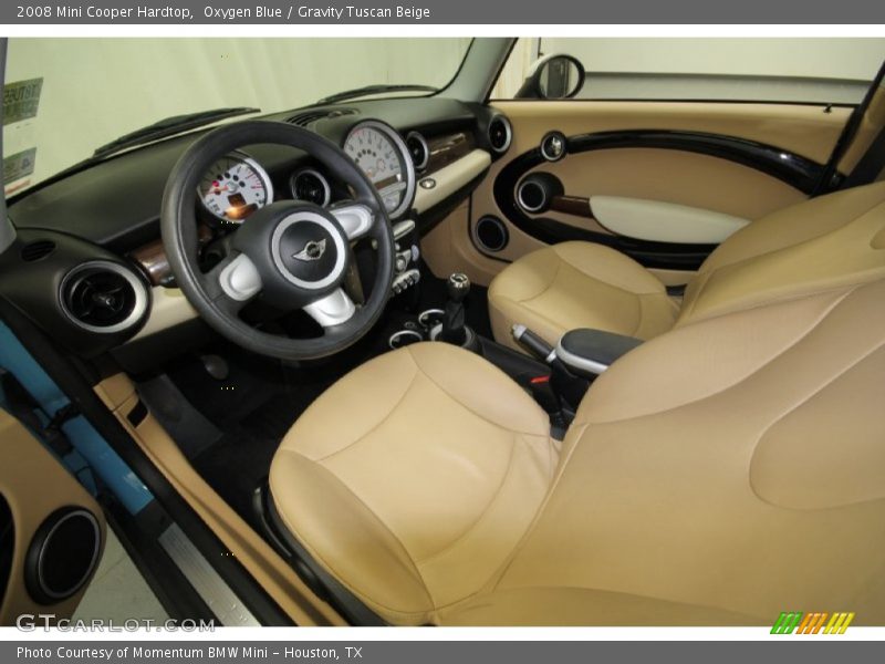 Oxygen Blue / Gravity Tuscan Beige 2008 Mini Cooper Hardtop