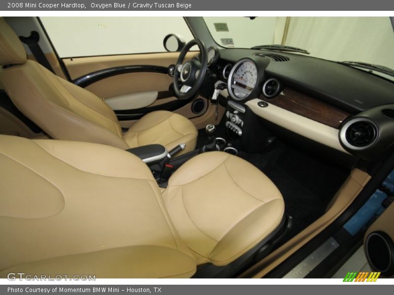Oxygen Blue / Gravity Tuscan Beige 2008 Mini Cooper Hardtop
