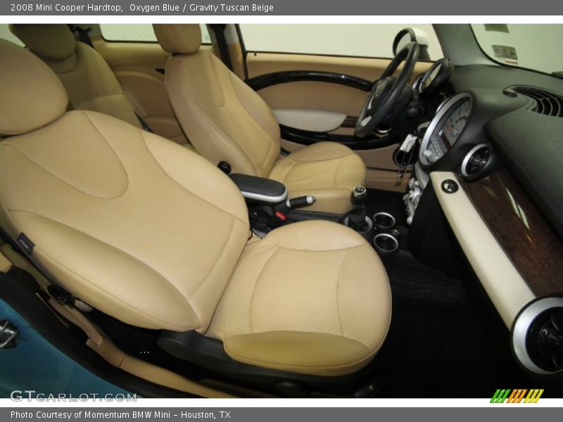 Oxygen Blue / Gravity Tuscan Beige 2008 Mini Cooper Hardtop
