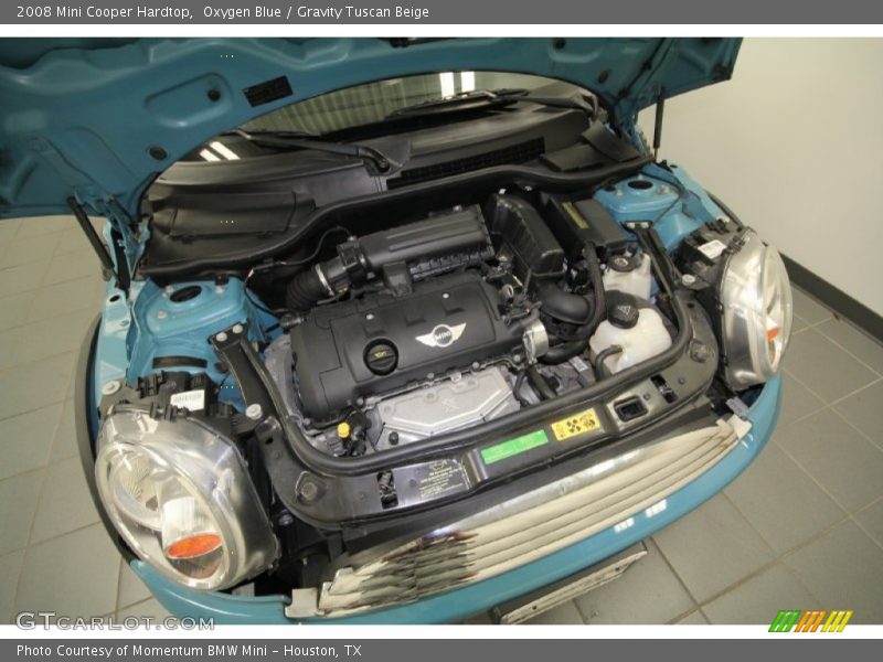 Oxygen Blue / Gravity Tuscan Beige 2008 Mini Cooper Hardtop