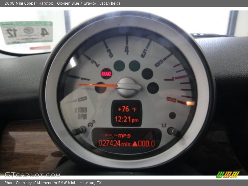 Oxygen Blue / Gravity Tuscan Beige 2008 Mini Cooper Hardtop
