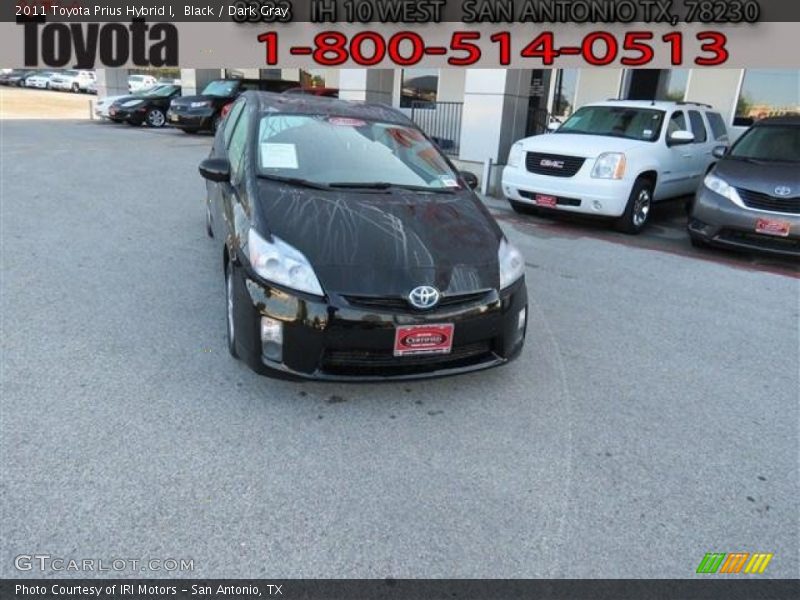 Black / Dark Gray 2011 Toyota Prius Hybrid I