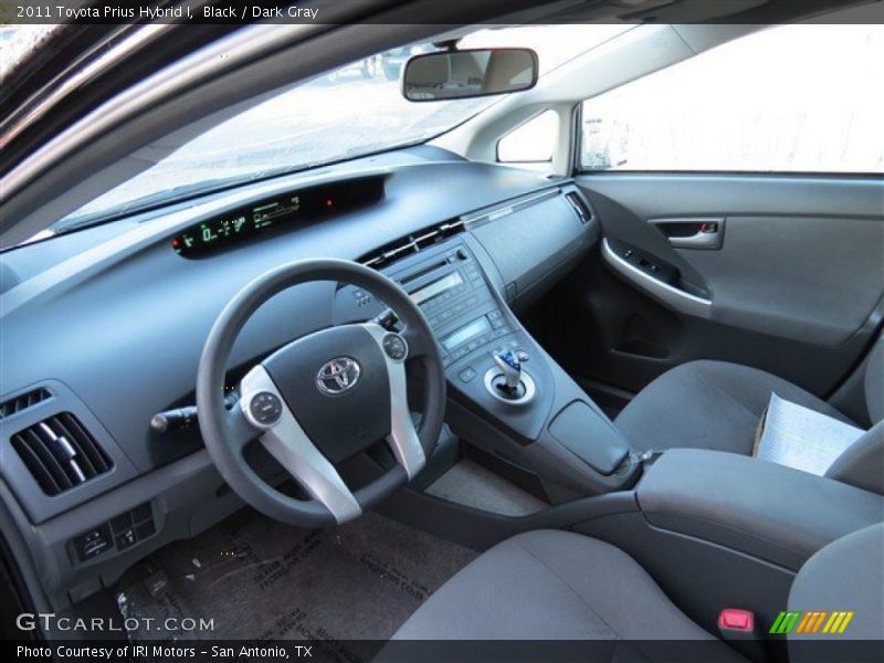Black / Dark Gray 2011 Toyota Prius Hybrid I