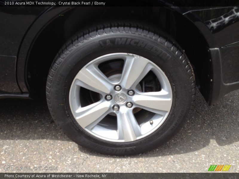Crystal Black Pearl / Ebony 2010 Acura MDX Technology