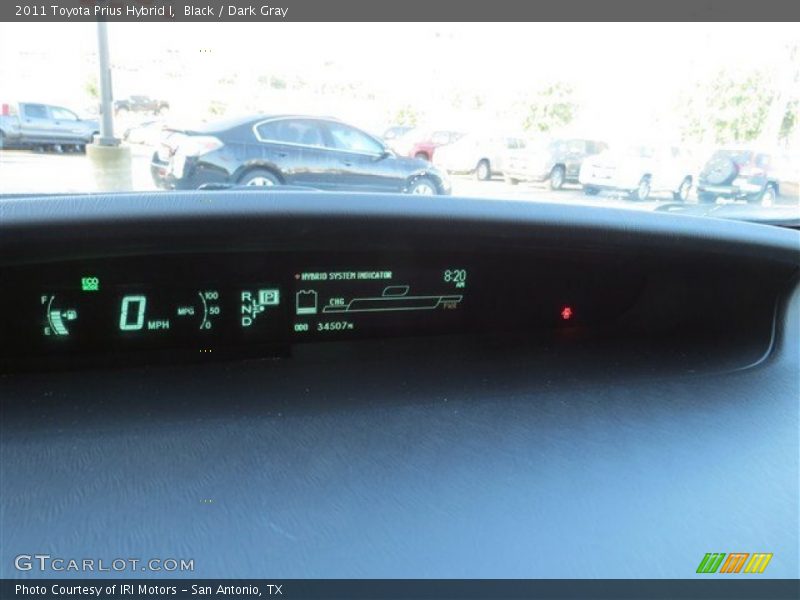Black / Dark Gray 2011 Toyota Prius Hybrid I