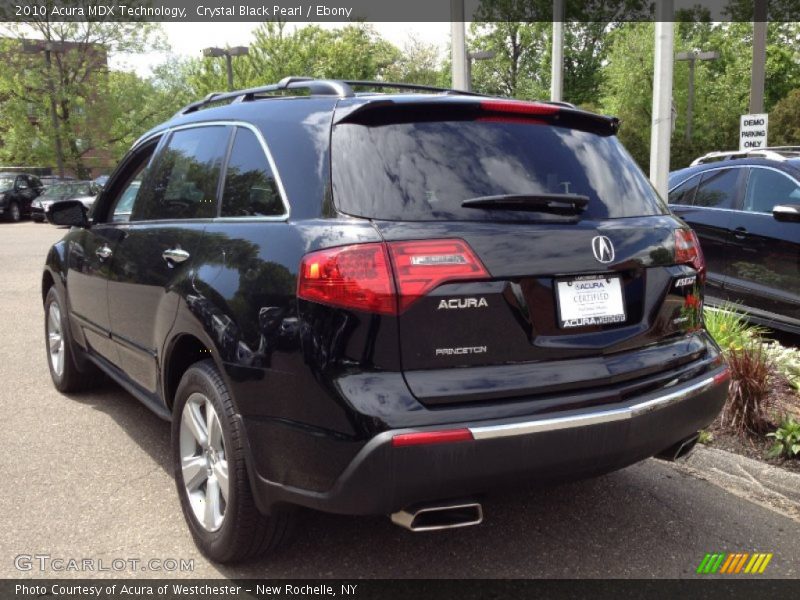 Crystal Black Pearl / Ebony 2010 Acura MDX Technology
