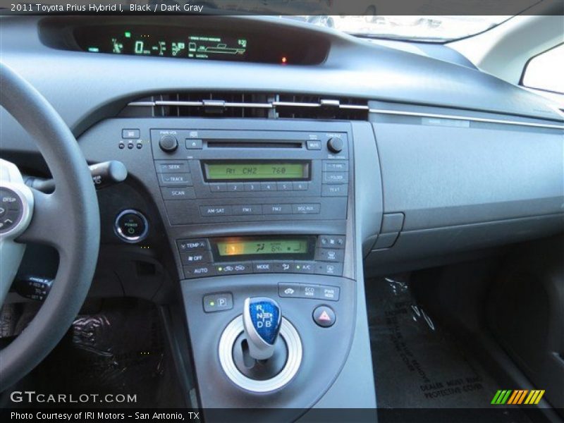 Black / Dark Gray 2011 Toyota Prius Hybrid I