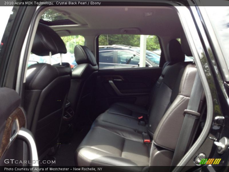 Crystal Black Pearl / Ebony 2010 Acura MDX Technology