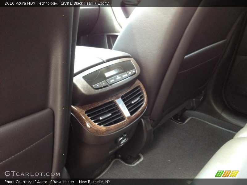 Crystal Black Pearl / Ebony 2010 Acura MDX Technology