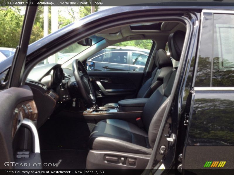 Crystal Black Pearl / Ebony 2010 Acura MDX Technology