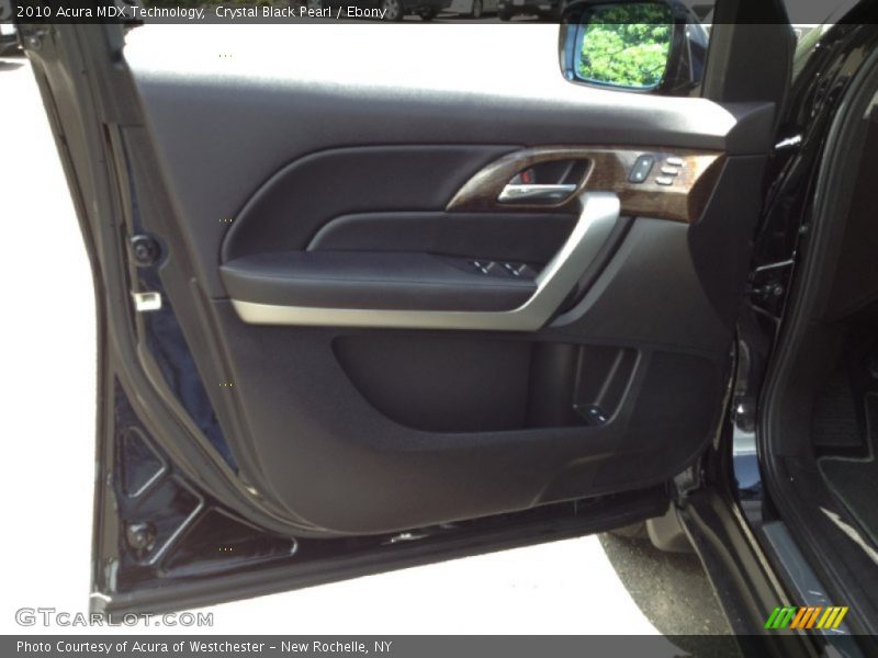 Crystal Black Pearl / Ebony 2010 Acura MDX Technology