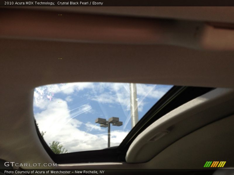 Crystal Black Pearl / Ebony 2010 Acura MDX Technology