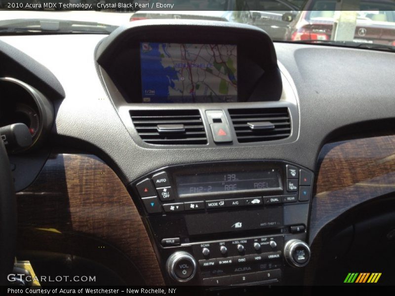 Crystal Black Pearl / Ebony 2010 Acura MDX Technology