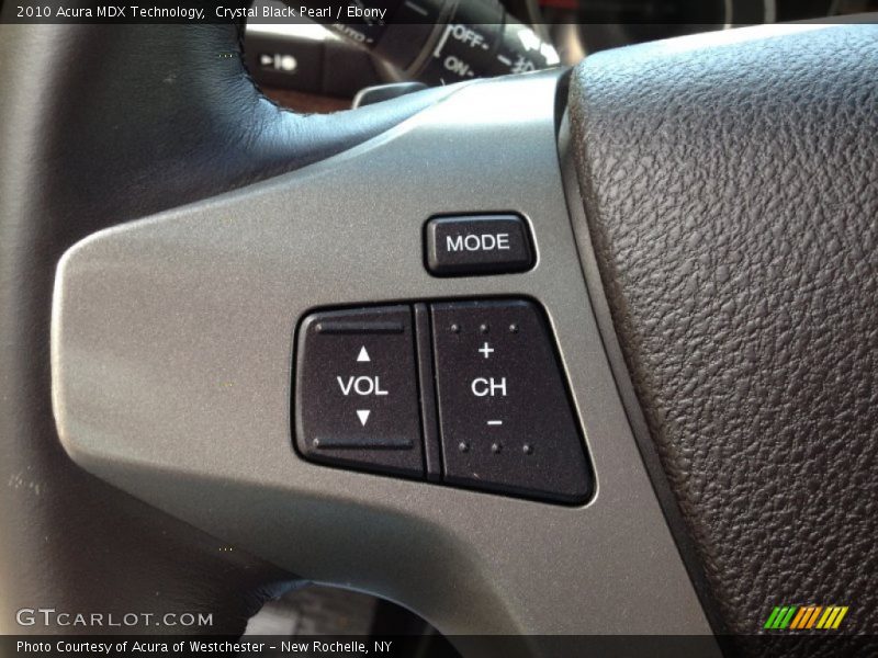 Crystal Black Pearl / Ebony 2010 Acura MDX Technology
