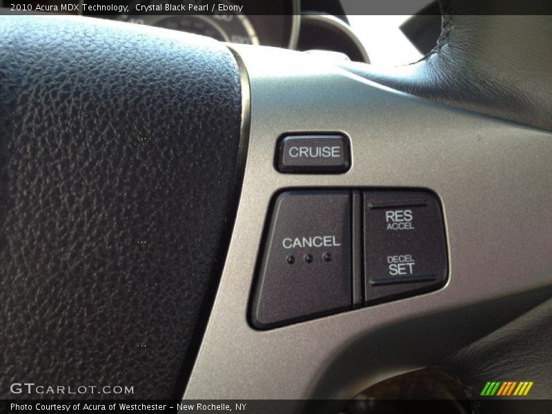Crystal Black Pearl / Ebony 2010 Acura MDX Technology