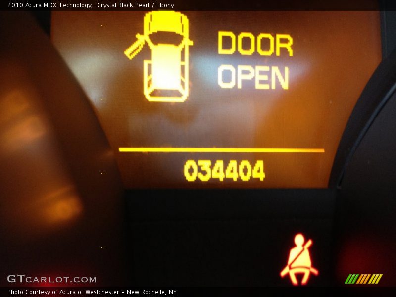 Crystal Black Pearl / Ebony 2010 Acura MDX Technology