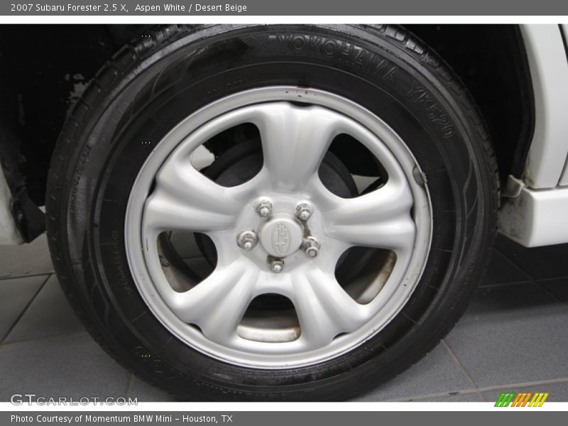 Aspen White / Desert Beige 2007 Subaru Forester 2.5 X