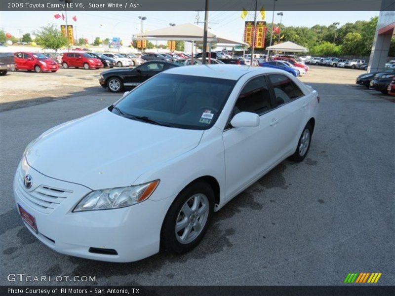 Super White / Ash 2008 Toyota Camry LE V6