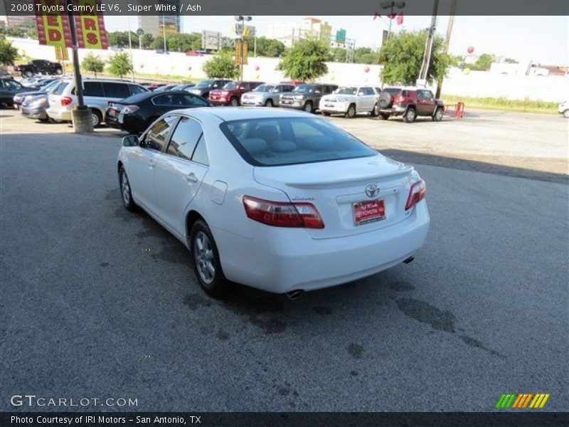 Super White / Ash 2008 Toyota Camry LE V6