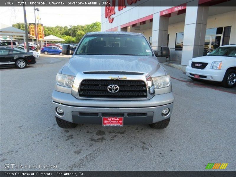Silver Sky Metallic / Black 2007 Toyota Tundra SR5 CrewMax