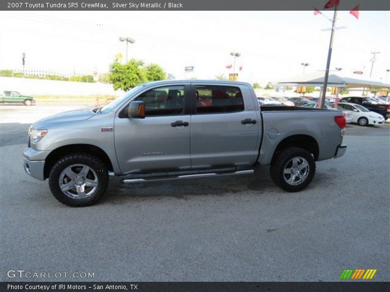 Silver Sky Metallic / Black 2007 Toyota Tundra SR5 CrewMax