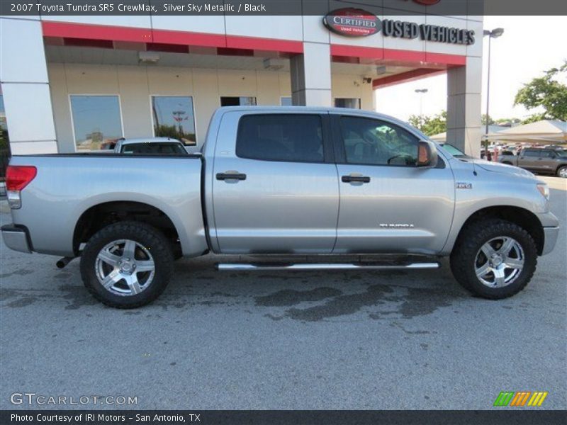 Silver Sky Metallic / Black 2007 Toyota Tundra SR5 CrewMax
