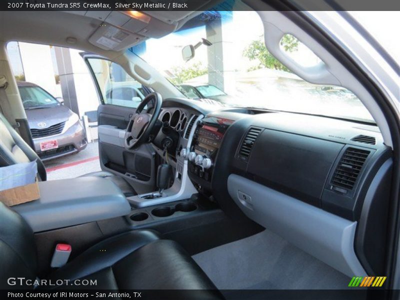 Silver Sky Metallic / Black 2007 Toyota Tundra SR5 CrewMax
