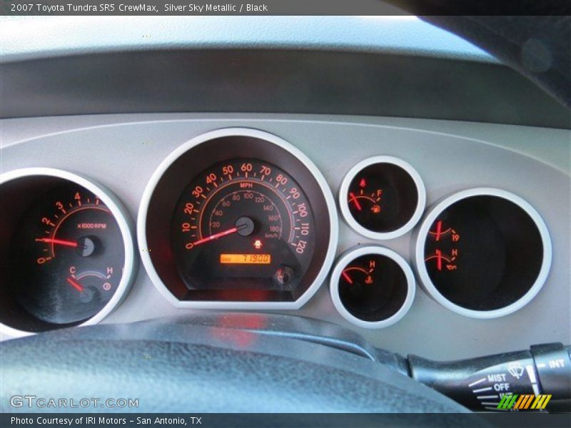 Silver Sky Metallic / Black 2007 Toyota Tundra SR5 CrewMax