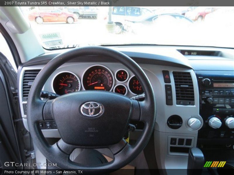 Silver Sky Metallic / Black 2007 Toyota Tundra SR5 CrewMax