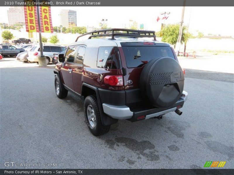 Brick Red / Dark Charcoal 2010 Toyota FJ Cruiser 4WD
