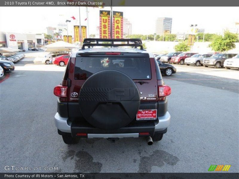 Brick Red / Dark Charcoal 2010 Toyota FJ Cruiser 4WD