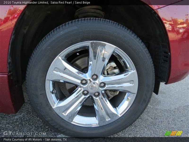 Salsa Red Pearl / Sand Beige 2010 Toyota Highlander Limited