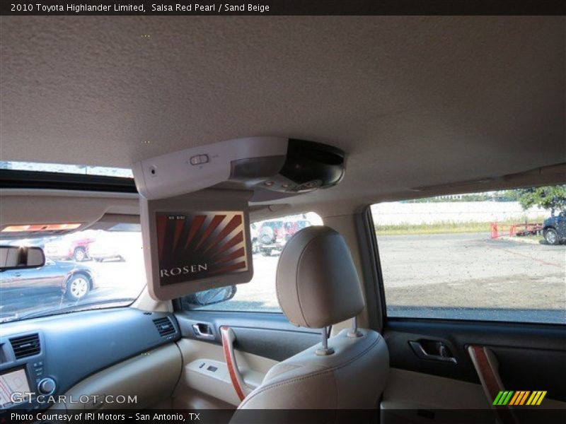 Salsa Red Pearl / Sand Beige 2010 Toyota Highlander Limited