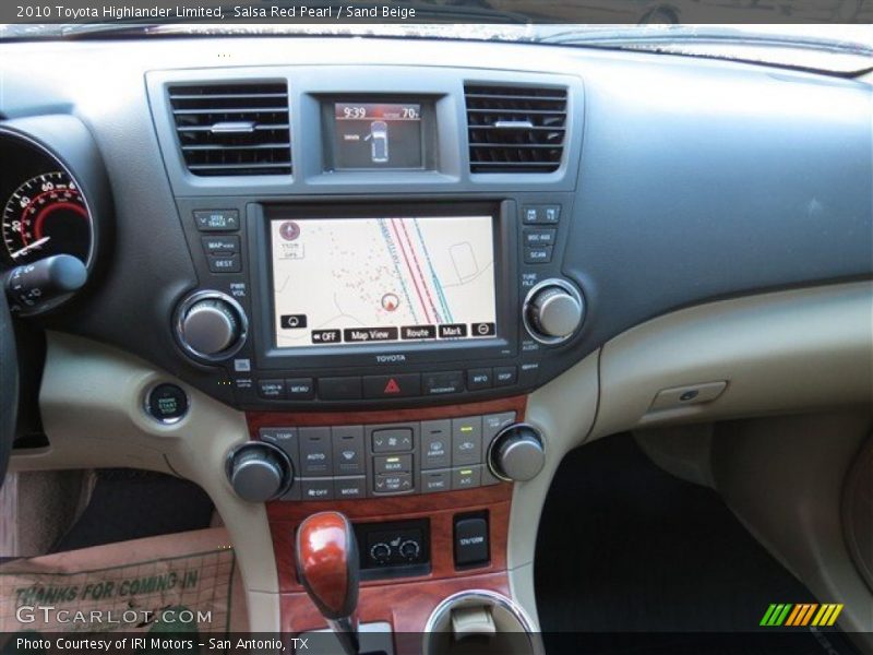 Salsa Red Pearl / Sand Beige 2010 Toyota Highlander Limited
