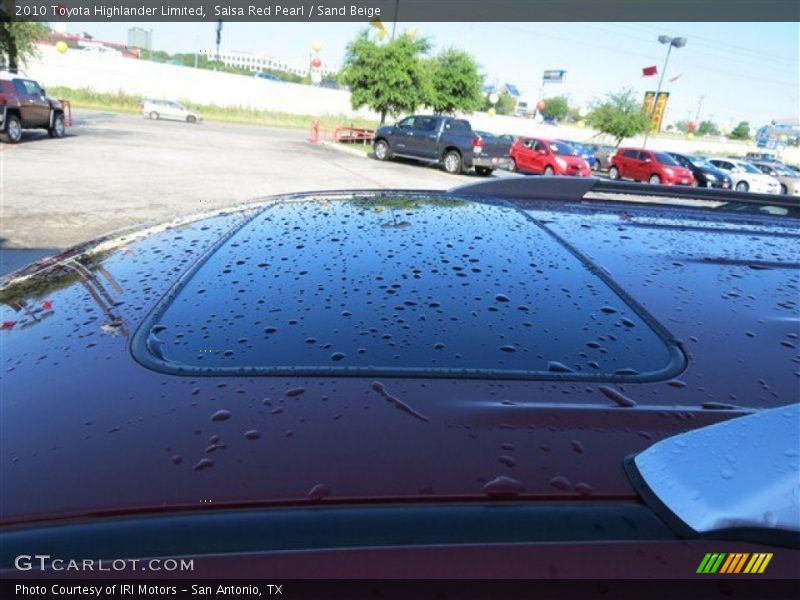 Salsa Red Pearl / Sand Beige 2010 Toyota Highlander Limited