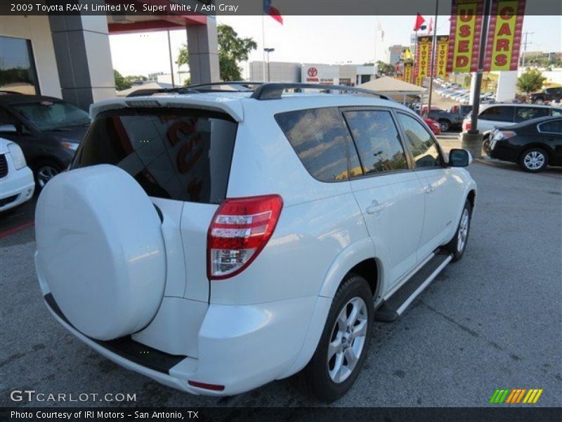 Super White / Ash Gray 2009 Toyota RAV4 Limited V6