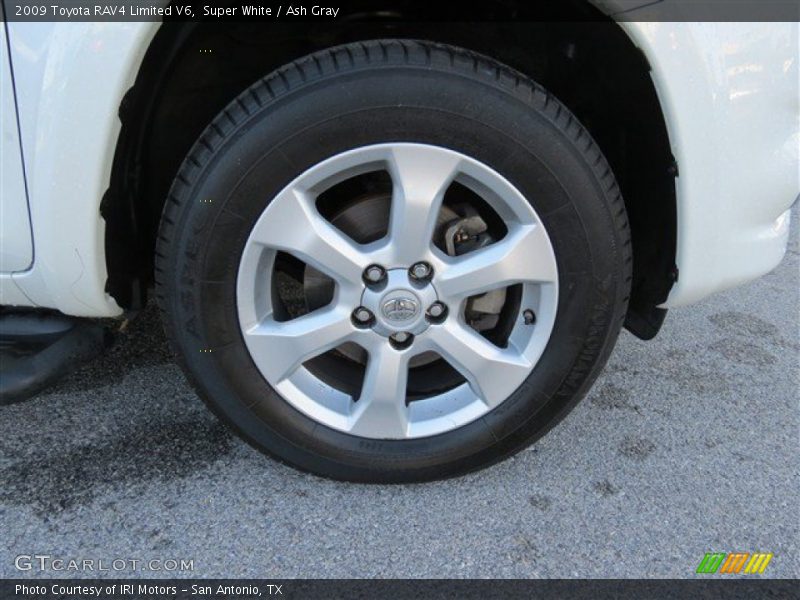Super White / Ash Gray 2009 Toyota RAV4 Limited V6