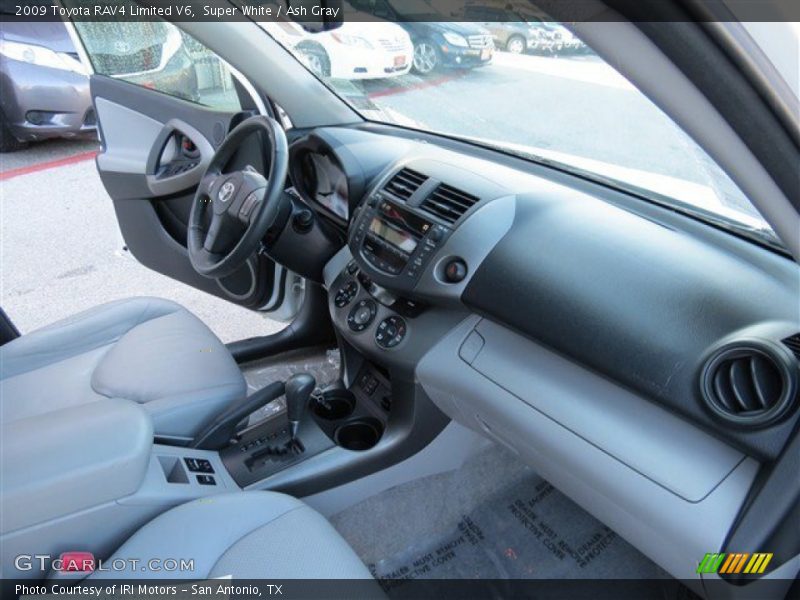 Super White / Ash Gray 2009 Toyota RAV4 Limited V6